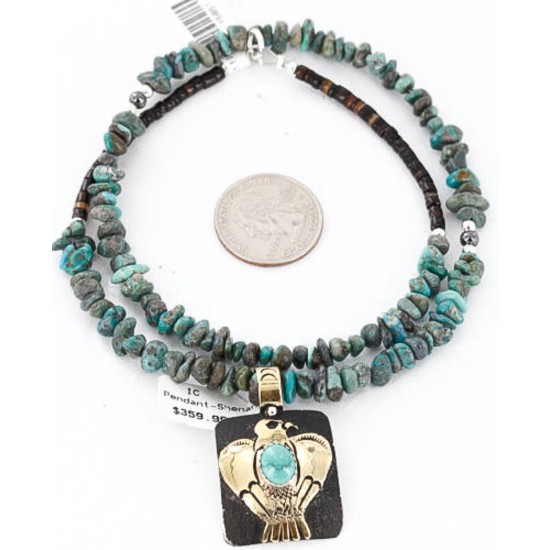 12kt Gold Filled and .925 Sterling Silver Handmade Eagle Certified Authentic Navajo Turquoise Native American Necklace 390841254641 12kt Gold Filled and .925 Sterling Silver Handmade Eagle Certified Authentic Navajo Turquoise Native American Necklace 390841254641