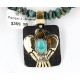 12kt Gold Filled and .925 Sterling Silver Handmade Eagle Certified Authentic Navajo Turquoise Native American Necklace 390841254641 12kt Gold Filled and .925 Sterling Silver Handmade Eagle Certified Authentic Navajo Turquoise Native American Necklace 390841254641
