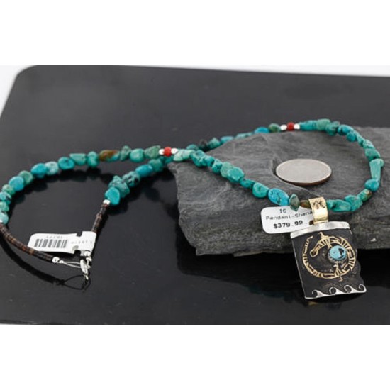 12kt Gold Filled and .925 Sterling Silver Handmade Gecko Certified Authentic Navajo Turquoise Native American Necklace 370990786763 12kt Gold Filled and .925 Sterling Silver Handmade Gecko Certified Authentic Navajo Turquoise Native American Necklace 370990786763