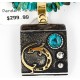 12kt Gold Filled and .925 Sterling Silver Handmade Gecko Certified Authentic Navajo Turquoise Native American Necklace 390824625467 12kt Gold Filled and .925 Sterling Silver Handmade Gecko Certified Authentic Navajo Turquoise Native American Necklace 390824625467