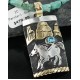 12kt Gold Filled and .925 Sterling Silver Handmade Horse Certified Authentic Navajo Turquoise Native American Necklace 370912388104 12kt Gold Filled and .925 Sterling Silver Handmade Horse Certified Authentic Navajo Turquoise Native American Necklace 370912388104