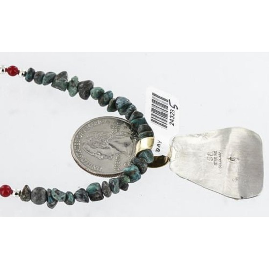 12kt Gold Filled and .925 Sterling Silver Handmade Horse Certified Authentic Navajo Turquoise Native American Necklace 371054141159 12kt Gold Filled and .925 Sterling Silver Handmade Horse Certified Authentic Navajo Turquoise Native American Necklace 371054141159