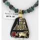 12kt Gold Filled and .925 Sterling Silver Handmade Horse Certified Authentic Navajo Turquoise Native American Necklace 371054141159 12kt Gold Filled and .925 Sterling Silver Handmade Horse Certified Authentic Navajo Turquoise Native American Necklace 371054141159