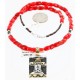 12kt Gold Filled and .925 Sterling Silver HANDMADE KACHINA Certified Authentic Navajo Turquoise and Coral Native American Necklace 371105091230 12kt Gold Filled and .925 Sterling Silver HANDMADE KACHINA Certified Authentic Navajo Turquoise and Coral Native American Necklace 371105091230