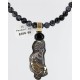12kt Gold Filled and .925 Sterling Silver Handmade KOKOPELI Certified Authentic Navajo Turquoise and Black Onyx Native American Necklace 371003530121 12kt Gold Filled and .925 Sterling Silver Handmade KOKOPELI Certified Authentic Navajo Turquoise and Black Onyx Native American Necklace 371003530121