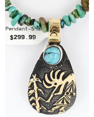 12kt Gold Filled and .925 Sterling Silver Handmade KOKOPELLI and CORN Certified Authentic Navajo Native American Necklace 371017118074 12kt Gold Filled and .925 Sterling Silver Handmade KOKOPELLI and CORN Certified Authentic Navajo Native American Necklace 371017118074