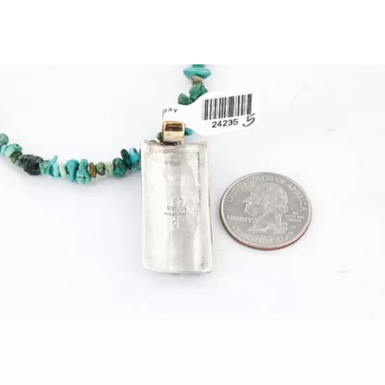 12kt Gold Filled and .925 Sterling Silver Handmade KOKOPELLI Certified Authentic Navajo Turquoise and Black ONYX Native American Necklace 371016967573 12kt Gold Filled and .925 Sterling Silver Handmade KOKOPELLI Certified Authentic Navajo Turquoise and Black ONYX Native American Necklace 371016967573