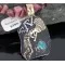 12kt Gold Filled and .925 Sterling Silver Handmade KOKOPELLI Certified Authentic Navajo Turquoise Native American Necklace 370897301320