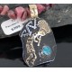 12kt Gold Filled and .925 Sterling Silver Handmade KOKOPELLI Certified Authentic Navajo Turquoise Native American Necklace 370897301320