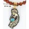 12kt Gold Filled and .925 Sterling Silver Handmade KOKOPELLI Certified Authentic Navajo Turquoise Native American Necklace 371014487084