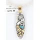12kt Gold Filled and .925 Sterling Silver Handmade KOKOPELLI Certified Authentic Navajo Turquoise Native American Necklace 371034932311 12kt Gold Filled and .925 Sterling Silver Handmade KOKOPELLI Certified Authentic Navajo Turquoise Native American Necklace 371034932311