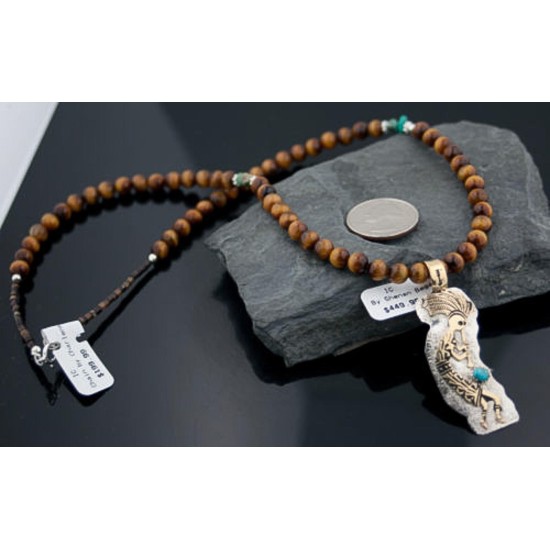 12kt Gold Filled and .925 Sterling Silver Handmade KOKOPELLI Certified Authentic Navajo Turquoise Native American Necklace 390677597746 12kt Gold Filled and .925 Sterling Silver Handmade KOKOPELLI Certified Authentic Navajo Turquoise Native American Necklace 390677597746