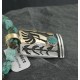 12kt Gold Filled and .925 Sterling Silver Handmade KOKOPELLI Certified Authentic Navajo Turquoise Native American Necklace 390678222684