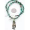 12kt Gold Filled and .925 Sterling Silver Handmade KOKOPELLI Certified Authentic Navajo Turquoise Native American Necklace 390789343208