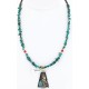 12kt Gold Filled and .925 Sterling Silver Handmade Rose Certified Authentic Navajo Turquoise Native American Necklace 371047910070 12kt Gold Filled and .925 Sterling Silver Handmade Rose Certified Authentic Navajo Turquoise Native American Necklace 371047910070