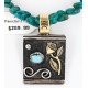 12kt Gold Filled and .925 Sterling Silver Handmade Rose Certified Authentic Navajo Turquoise Native American Necklace 390789490052 12kt Gold Filled and .925 Sterling Silver Handmade Rose Certified Authentic Navajo Turquoise Native American Necklace 390789490052