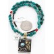 12kt Gold Filled and .925 Sterling Silver Handmade Rose Certified Authentic Navajo Turquoise Native American Necklace 390789490052 12kt Gold Filled and .925 Sterling Silver Handmade Rose Certified Authentic Navajo Turquoise Native American Necklace 390789490052