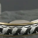 12kt Gold Filled and .925 Sterling Silver Handmade Wave Certified Authentic Navajo Native American Bracelet 390690377596
