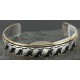 12kt Gold Filled and .925 Sterling Silver Handmade Wave Certified Authentic Navajo Native American Bracelet 390690377596