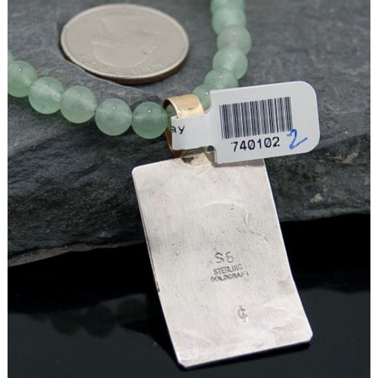 12kt Gold Filled Handmade Bear Turquoise .925 Sterling Silver Certified Authentic Navajo Native American Necklace 390605187240 12kt Gold Filled Handmade Bear Turquoise .925 Sterling Silver Certified Authentic Navajo Native American Necklace 390605187240