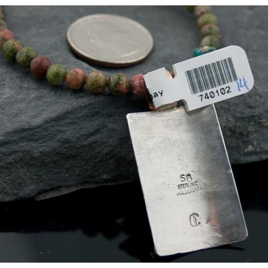 12kt Gold Filled Handmade Buffalo Turquoise .925 Sterling Silver Certified Authentic Navajo Native American Necklace 390590582542 12kt Gold Filled Handmade Buffalo Turquoise .925 Sterling Silver Certified Authentic Navajo Native American Necklace 390590582542
