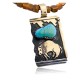 12kt Gold Filled Handmade Buffalo Turquoise .925 Sterling Silver Certified Authentic Navajo 3 Native American Necklace 390597267000 12kt Gold Filled Handmade Buffalo Turquoise .925 Sterling Silver Certified Authentic Navajo 3 Native American Necklace 390597267000