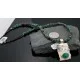 12kt Gold Filled Handmade Certified Authentic .925 Sterling Silver Navajo Natural Malachite and Turquoise Native American Necklace 390614969457