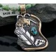 12kt Gold Filled Handmade Feather Buffalo Turquoise .925 Sterling Silver Navajo Necklace 740101-32-790102 12kt Gold Filled Handmade Feather Buffalo Turquoise .925 Sterling Silver Navajo Necklace 740101-32-790102
