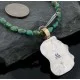 12kt Gold Filled Handmade Feather Buffalo Turquoise .925 Sterling Silver Navajo Necklace 740101-32-790102 12kt Gold Filled Handmade Feather Buffalo Turquoise .925 Sterling Silver Navajo Necklace 740101-32-790102