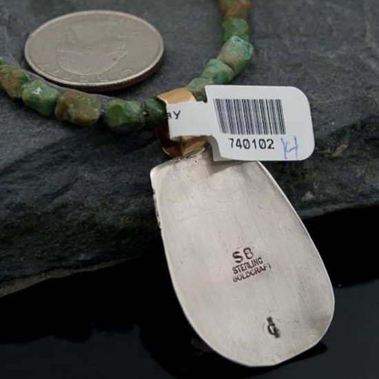 12kt Gold Filled Handmade Mountain Certified Authentic .925 Sterling Silver Navajo LAPIS and Turquois Native American Necklace 390613921458 12kt Gold Filled Handmade Mountain Certified Authentic .925 Sterling Silver Navajo LAPIS and Turquois Native American Necklace 390613921458