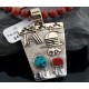 12kt Gold Filled Handmade Storyteller Turquoise Certified Authentic .925 Sterling Silver Navajo Native American Necklace 390807710793 12kt Gold Filled Handmade Storyteller Turquoise Certified Authentic .925 Sterling Silver Navajo Native American Necklace 390807710793