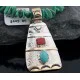 12kt Gold Filled, Handmade Sun, Coral, Turquoise .925 Sterling Silver Certified Authentic Navajo 239 Native American Necklace 390615942430