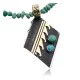 12kt Gold Filled Handmade Wave Certified Authentic .925 Sterling Silver Navajo Turquoise Native American Necklace 390644930849 12kt Gold Filled Handmade Wave Certified Authentic .925 Sterling Silver Navajo Turquoise Native American Necklace 390644930849