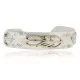12kt Gold Filled and .925 Sterling Silver Certified Authentic Feather Handmade Navajo Native American Cuff Bracelet 13094-5 12kt Gold Filled and .925 Sterling Silver Certified Authentic Feather Handmade Navajo Native American Cuff Bracelet 13094-5