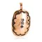 Handmade Certified Authentic Navajo Pure Copper Pendant Native American Necklace 16975-1
