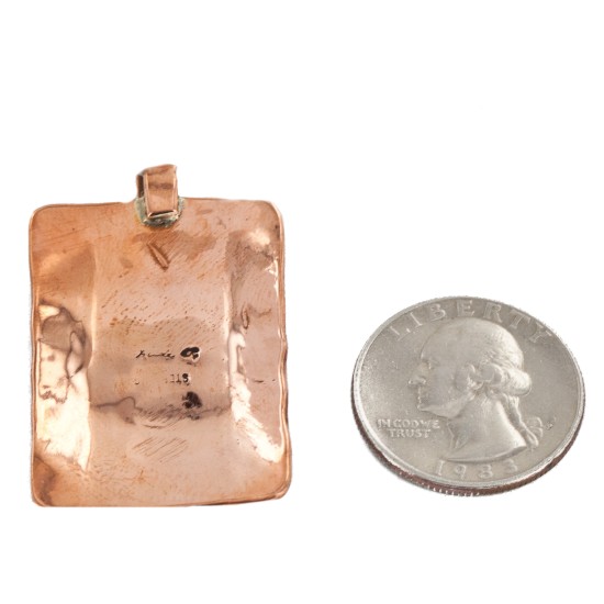 Handmade Horse Certified Authentic Navajo Pure .925 Sterling Silver and Copper Pendant 1 Native American Necklace 16986-3 Handmade Horse Certified Authentic Navajo Pure .925 Sterling Silver and Copper Pendant 1 Native American Necklace 16986-3