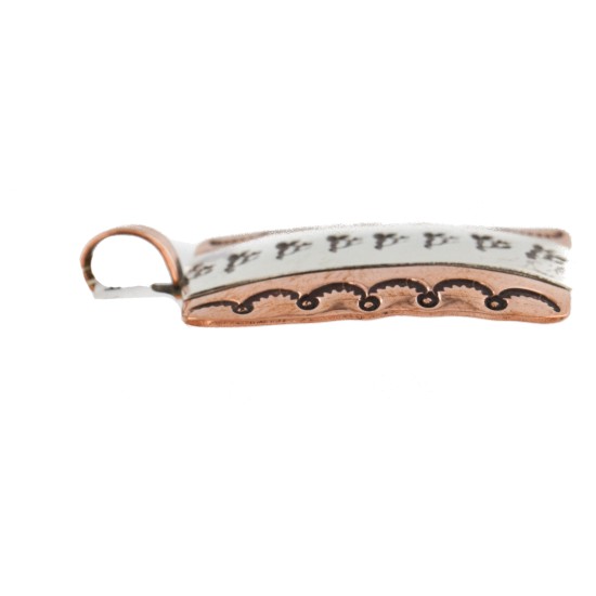 Handmade Horse Certified Authentic Navajo Pure .925 Sterling Silver and Copper Pendant 1 Native American Necklace 16986-3 Handmade Horse Certified Authentic Navajo Pure .925 Sterling Silver and Copper Pendant 1 Native American Necklace 16986-3