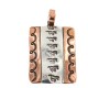 Handmade Horse Certified Authentic Navajo Pure .925 Sterling Silver and Copper Pendant 1 Native American Necklace 16986-3