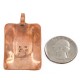 Handmade Horse Certified Authentic Navajo Pure .925 Sterling Silver and Copper Pendant Native American Necklace 16986-4 Handmade Horse Certified Authentic Navajo Pure .925 Sterling Silver and Copper Pendant Native American Necklace 16986-4