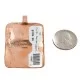 Handmade Certified Authentic Navajo Pure .925 Sterling Silver and Copper Natural Turquoise Pendant Native American Necklace 16987-1 Handmade Certified Authentic Navajo Pure .925 Sterling Silver and Copper Natural Turquoise Pendant Native American Necklace 16987-1