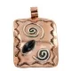 Handmade Certified Authentic Navajo Pure .925 Sterling Silver and Copper Natural Black Onyx Pendant Native American Necklace 16987-3 Handmade Certified Authentic Navajo Pure .925 Sterling Silver and Copper Natural Black Onyx Pendant Native American Necklace 16987-3