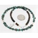Certified Authentic Navajo .925 Sterling Silver Turquoise Native American Necklace 15955-1