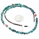 Certified Authentic Navajo .925 Sterling Silver Natural SPIDER WEB Turquoise Native American Necklace 371008547459