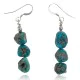 Natural Turquoise .925 Sterling Silver Hooks Certified Authentic Navajo Native American Dangle Hook Earrings 27276 Natural Turquoise .925 Sterling Silver Hooks Certified Authentic Navajo Native American Dangle Hook Earrings 27276