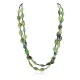 2 Strand Certified Authentic Navajo .925 Sterling Silver Natural Green Jasper Native American Necklace 15297-28 2 Strand Certified Authentic Navajo .925 Sterling Silver Natural Green Jasper Native American Necklace 15297-28