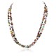 2 Strand Certified Authentic Navajo .925 Sterling Silver Natural Multicolor Stones Native American Necklace 15501-53