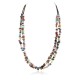 2 Strand Certified Authentic Navajo .925 Sterling Silver Natural Multicolor Stones Native American Necklace 17079-9 2 Strand Certified Authentic Navajo .925 Sterling Silver Natural Multicolor Stones Native American Necklace 17079-9