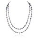 2 Strand Certified Authentic Navajo .925 Sterling Silver Natural Turquoise Lapis Native American Necklace 15585-34 2 Strand Certified Authentic Navajo .925 Sterling Silver Natural Turquoise Lapis Native American Necklace 15585-34