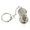 2 Vintage Style OLD Buffalo Coin Certified Authentic Navajo .925 Sterling Silver Natural Turquoise Native American Keychain 10320-1