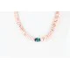 Certified Authentic Navajo .925 Sterling Silver Graduated Melon Shell and Turquoise Native American Necklace 390754098002 Certified Authentic Navajo .925 Sterling Silver Graduated Melon Shell and Turquoise Native American Necklace 390754098002
